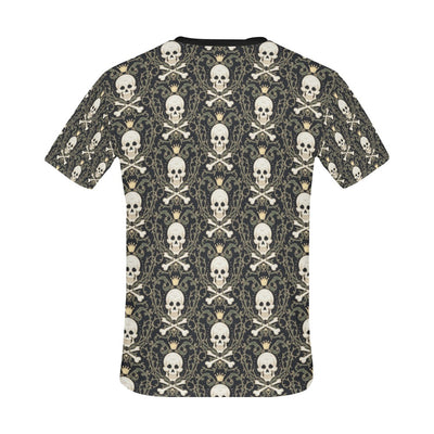 Skull King Print Design LKS307 Men's All Over Print T-shirt