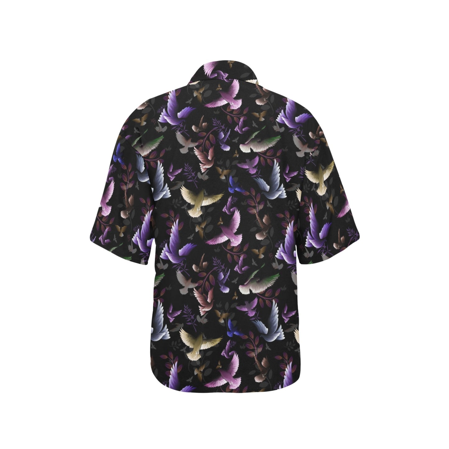 Pigeon Pattern Print Design 01 Women's Hawaiian Shirt