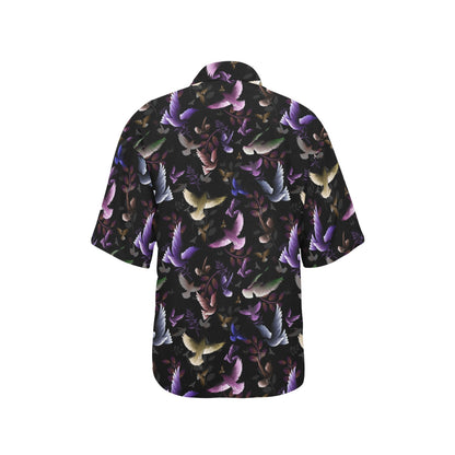 Pigeon Pattern Print Design 01 Women's Hawaiian Shirt
