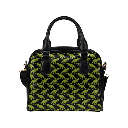T Rex Pattern Print Design A02 Shoulder Handbag