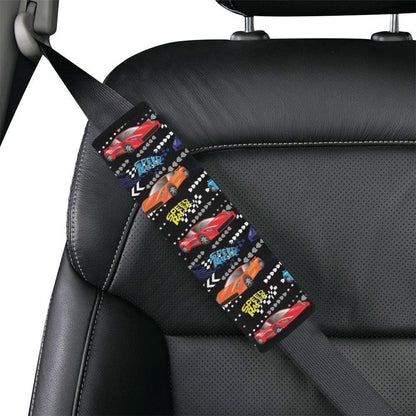 Racing Pattern Print Design A05 Car Seat Belt Cover