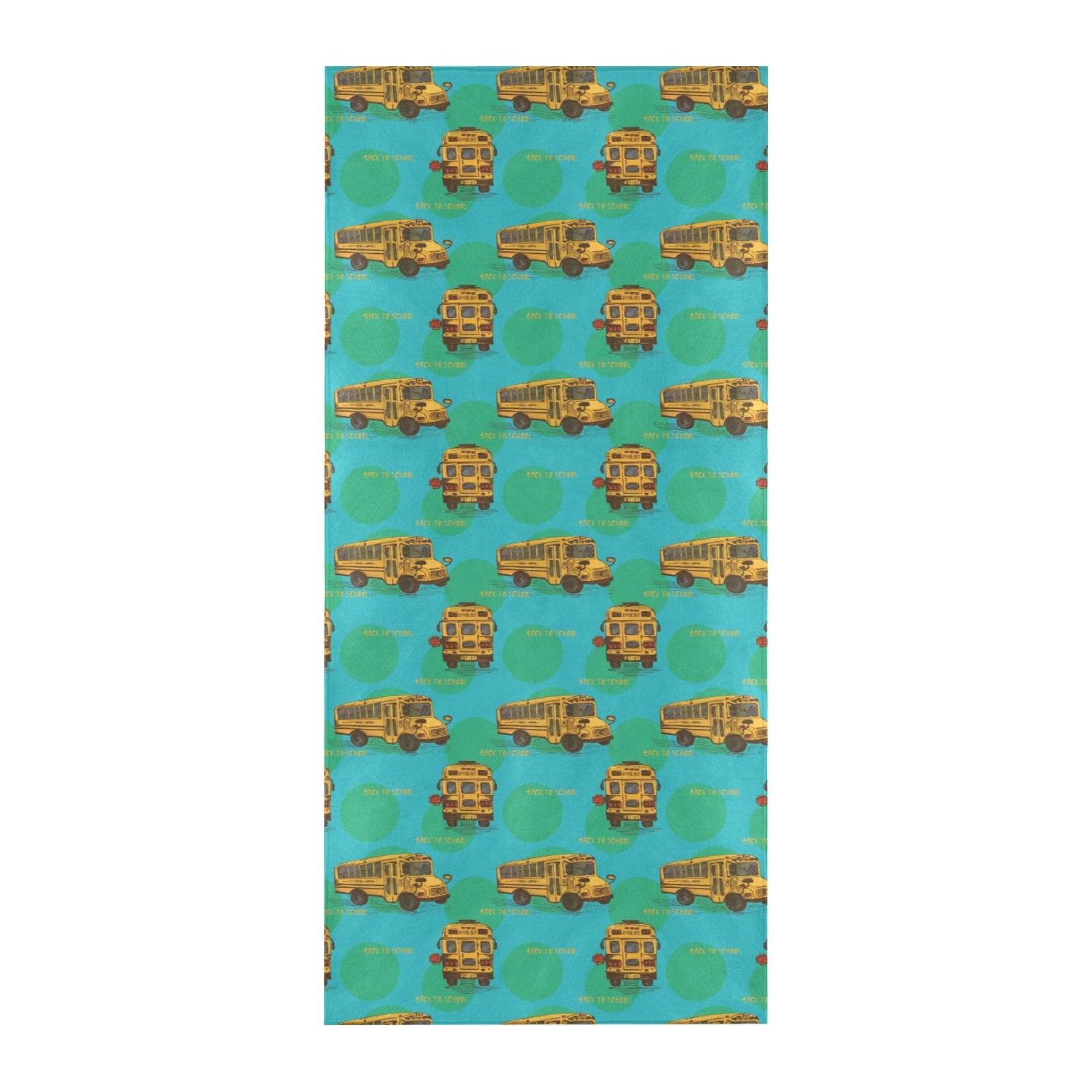 School Bus Print Design LKS308 Beach Towel 32" x 71"