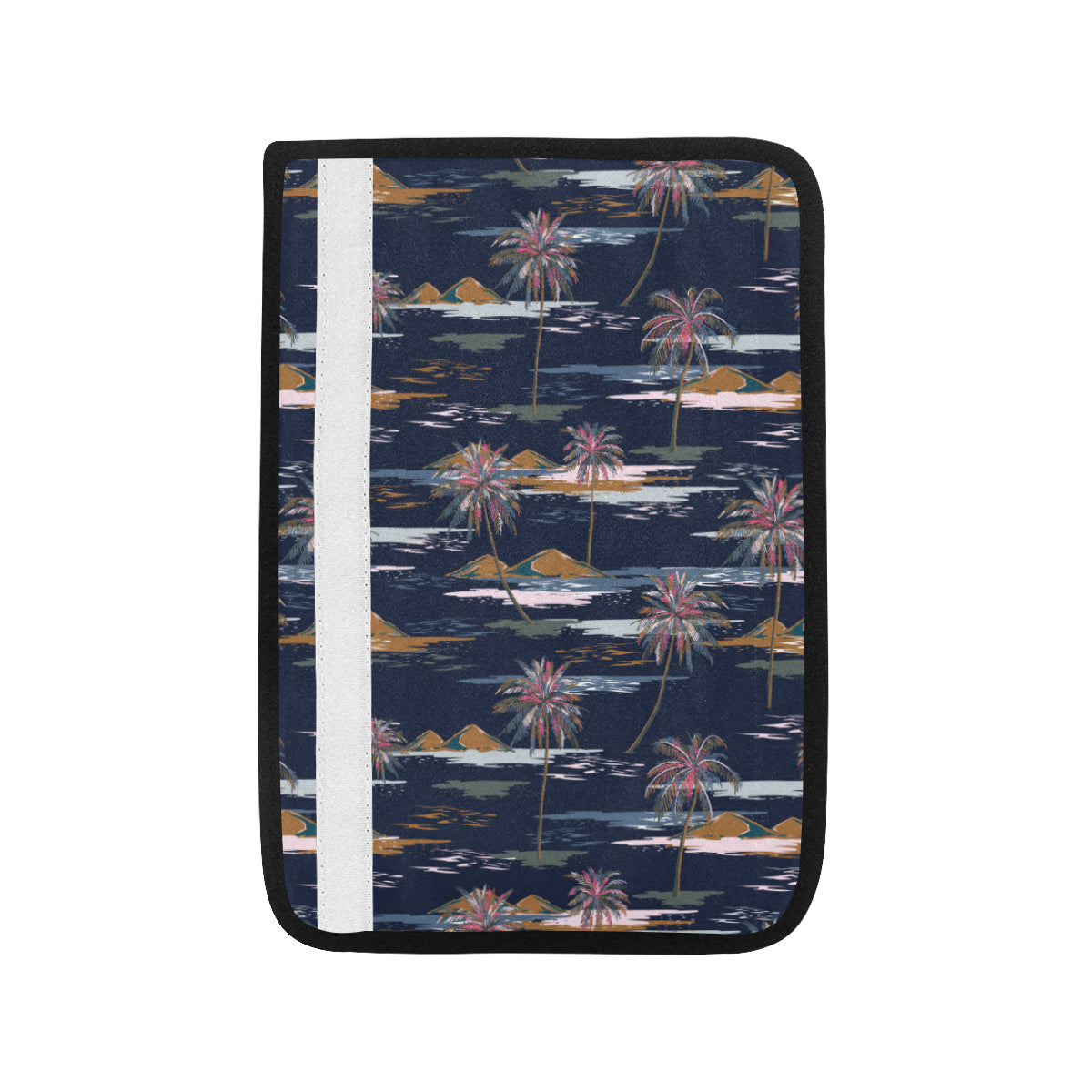 Pacific island Pattern Print Design A06 Car Seat Belt Cover