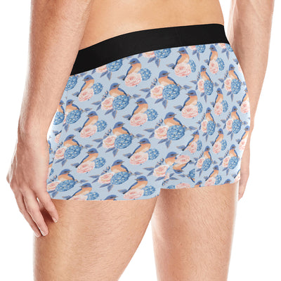 Bluebird Pattern Print Design 01 Men's Boxer Briefs