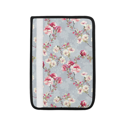 Summer Floral Pattern Print Design SF02 Car Seat Belt Cover