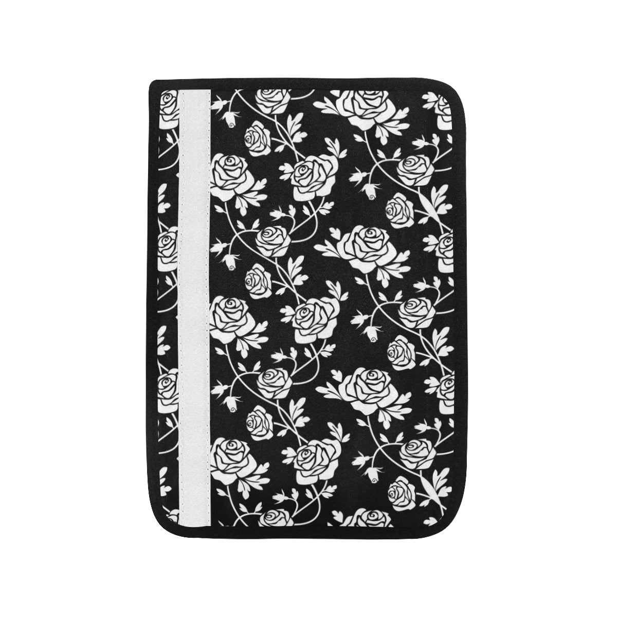 Rose Pattern Print Design RO013 Car Seat Belt Cover