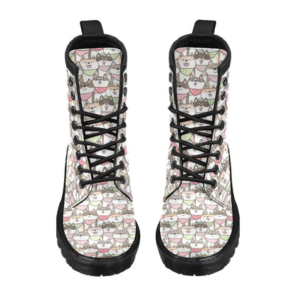 Shiba Inu Print Design LKS305 Women's Boots