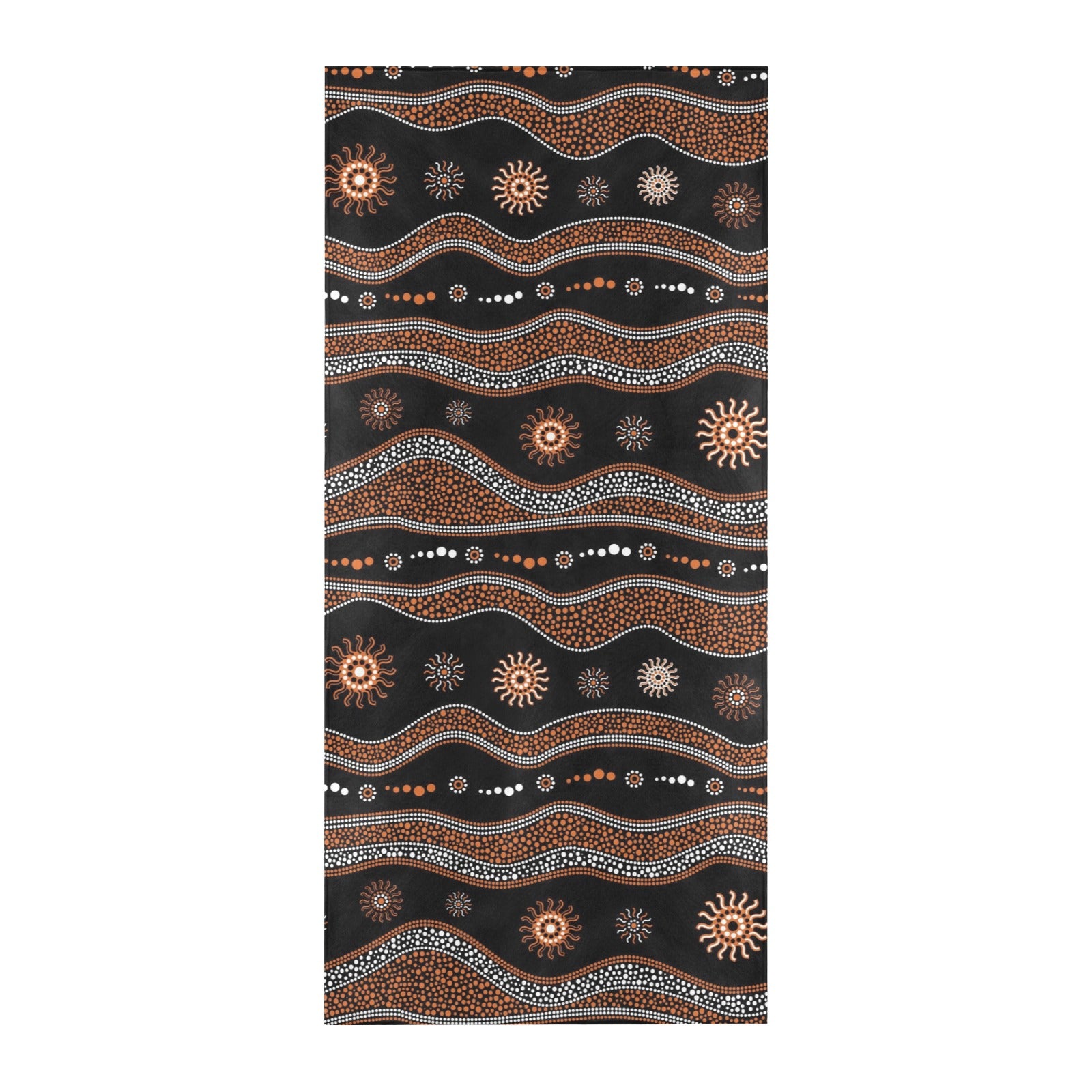 Aboriginal Print Design LKS404 Beach Towel 32" x 71"