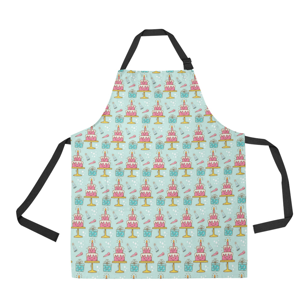 Cake Pattern Print Design 06 Apron with Pocket