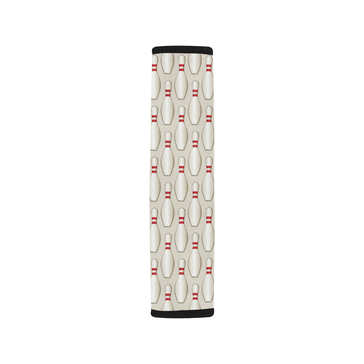 Bowling Pin Pattern Print Design 01 Car Seat Belt Cover