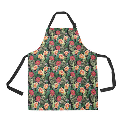 Cactus Pattern Print Design 06 Apron with Pocket