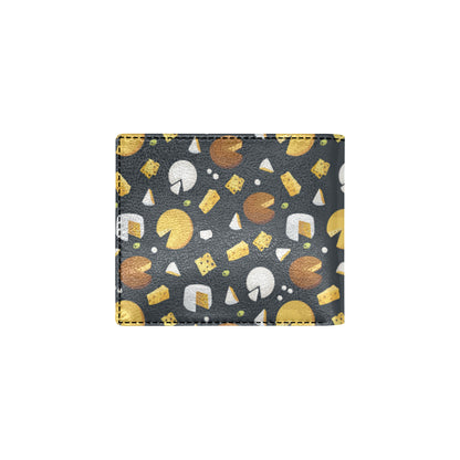 Cheese Pattern Print Design 03 Men's ID Card Wallet