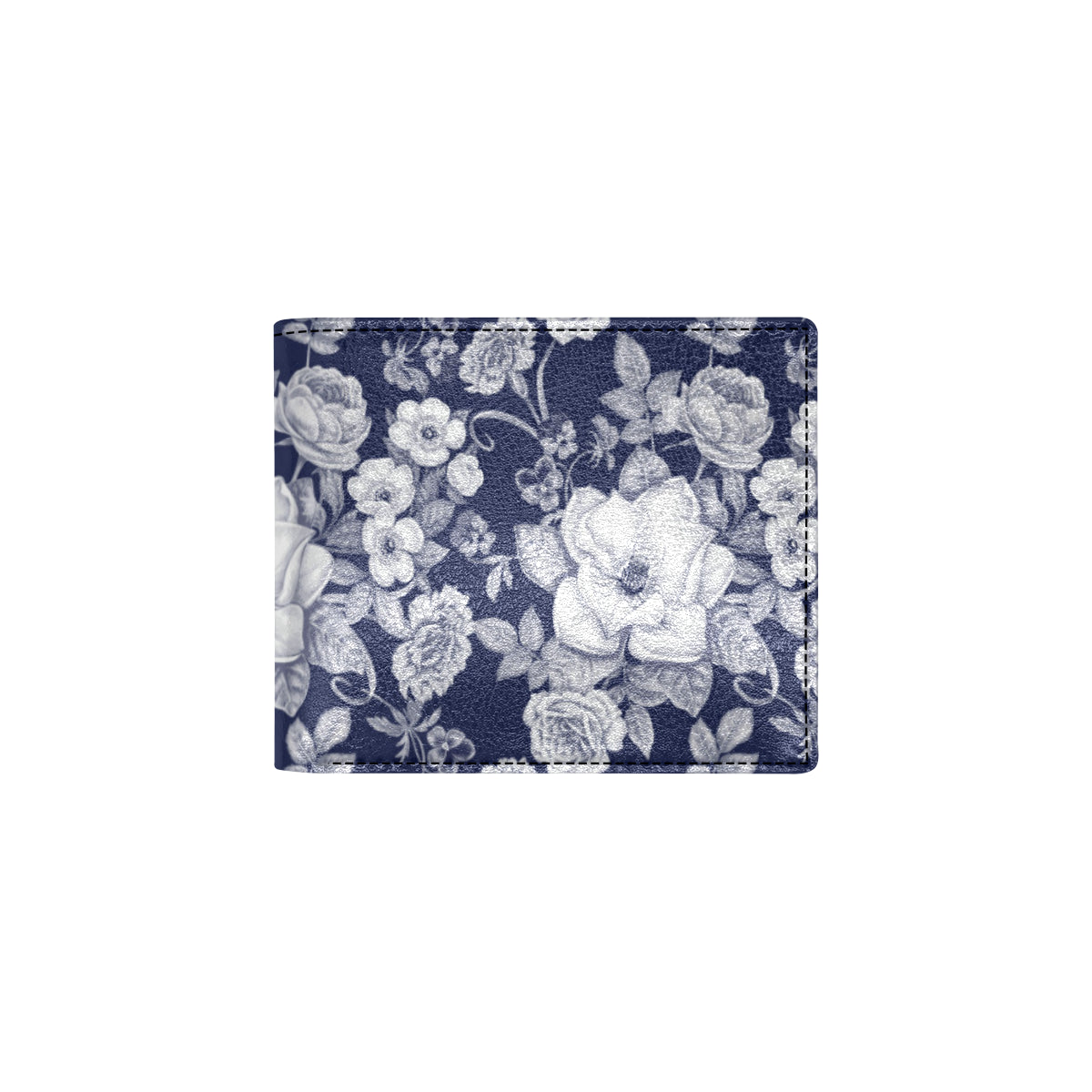 Floral Infrared Pattern Men's ID Card Wallet
