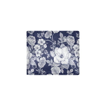 Floral Infrared Pattern Men's ID Card Wallet