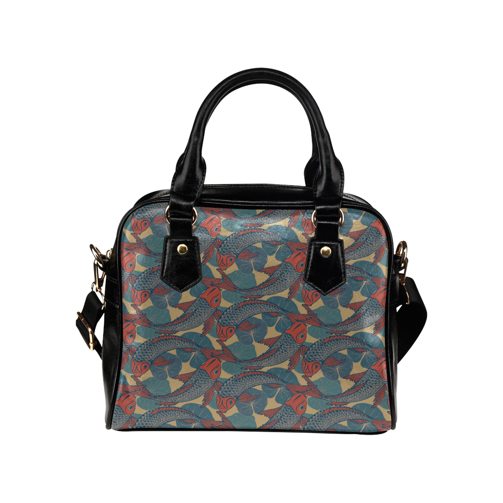 Pisces Pattern Print Design A01 Shoulder Handbag