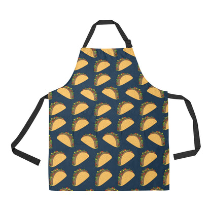 Taco Pattern Print Design TC04 Apron with Pocket