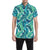 Brightness Tropical Palm Leaves Men's Short Sleeve Button Up Shirt