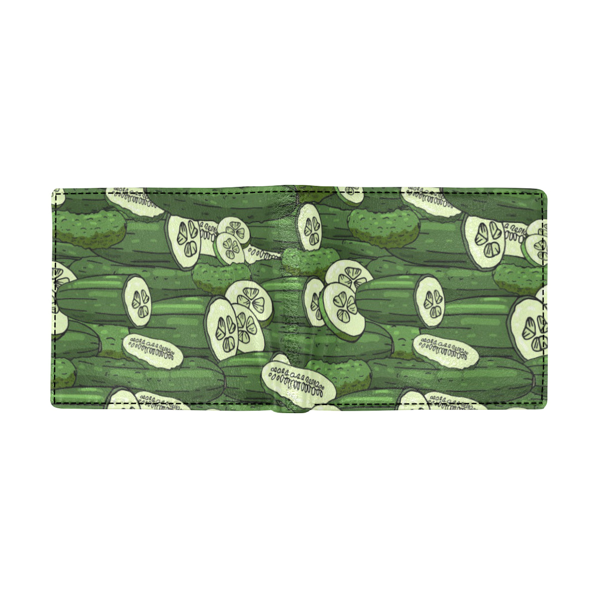 Cucumber Pattern Print Design CC01 Men's ID Card Wallet