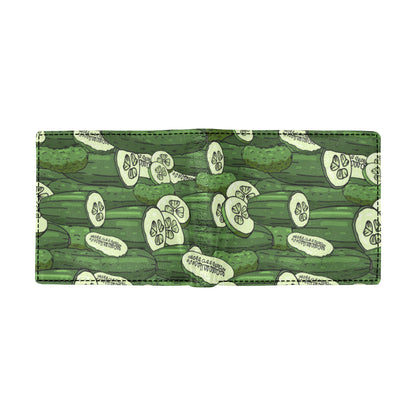 Cucumber Pattern Print Design CC01 Men's ID Card Wallet