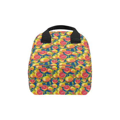 Grapefruit Pattern Print Design GF04 Insulated Lunch Bag