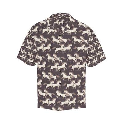 Horse Print Design LKS304 Men's Hawaiian Shirt