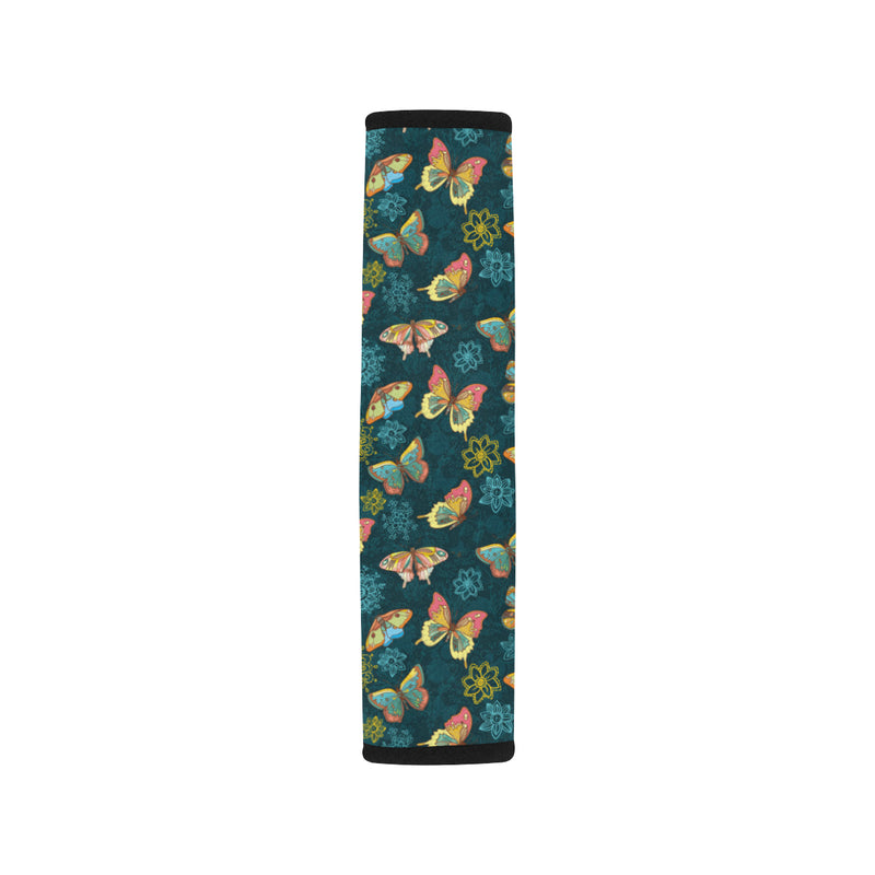 Butterfly Hand Draw Print Pattern Car Seat Belt Cover