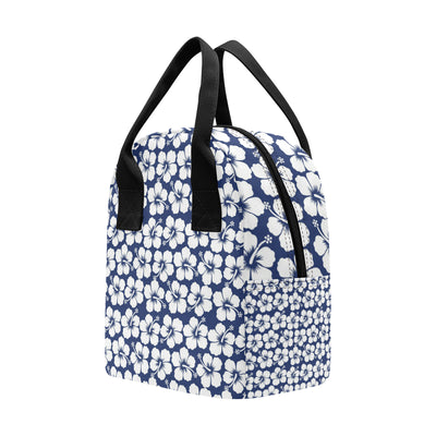 Hibiscus Pattern Print Design HB013 Insulated Lunch Bag