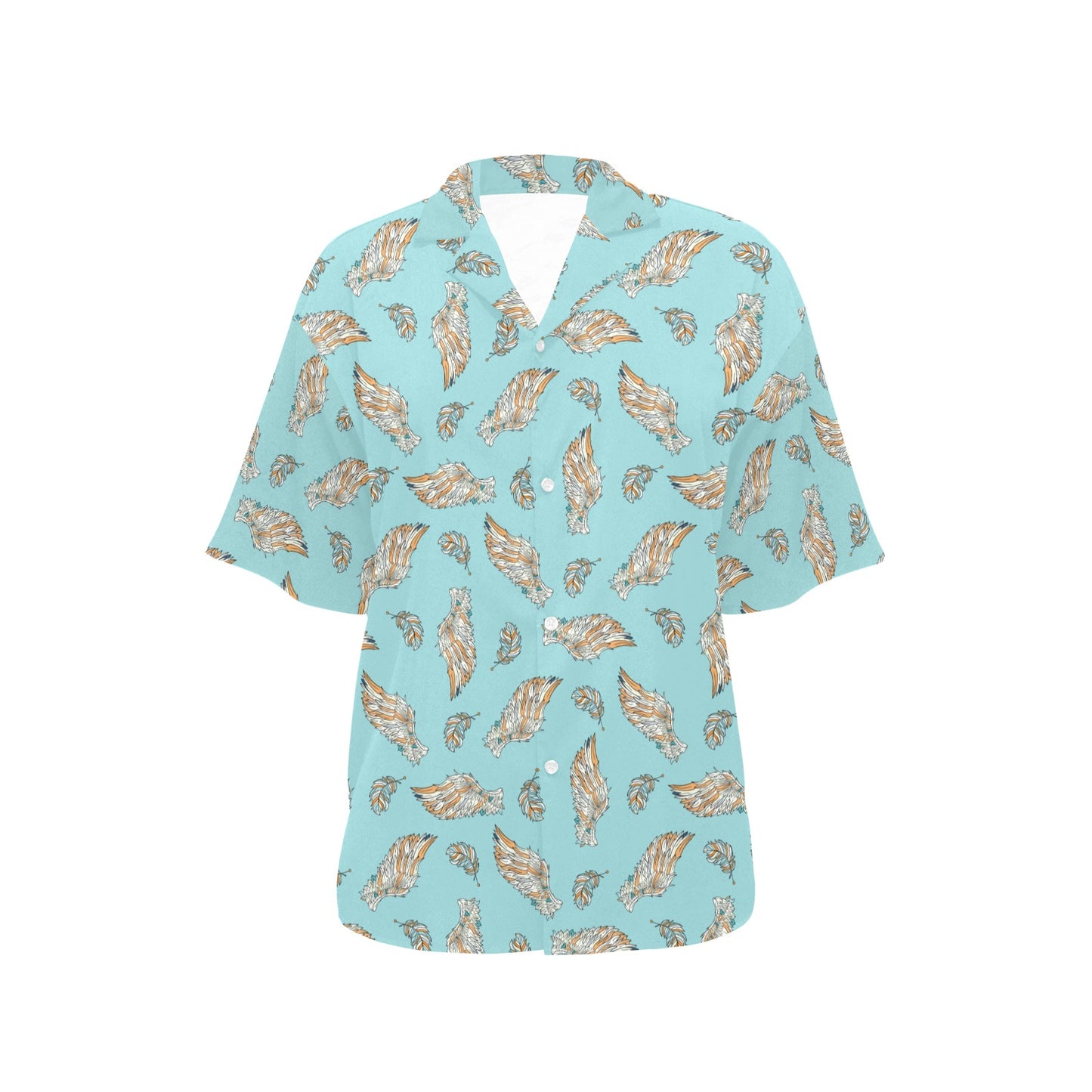 Angel Wings Pattern Print Design 03 Women's Hawaiian Shirt