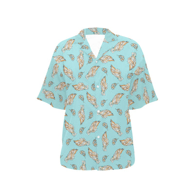 Angel Wings Pattern Print Design 03 Women's Hawaiian Shirt