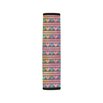 Heart Pattern Print Design HE010 Car Seat Belt Cover