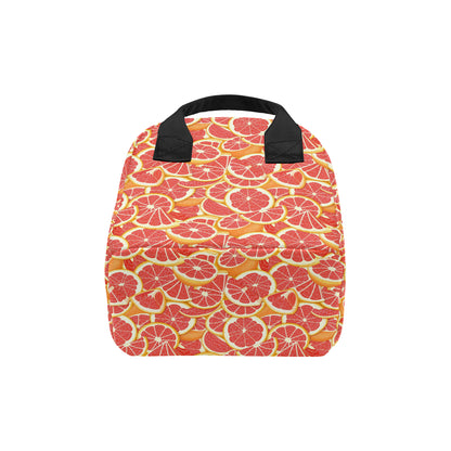 Grapefruit Pattern Print Design GF02 Insulated Lunch Bag