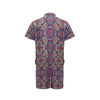 Boho Pattern Print Design 06 Men's Romper