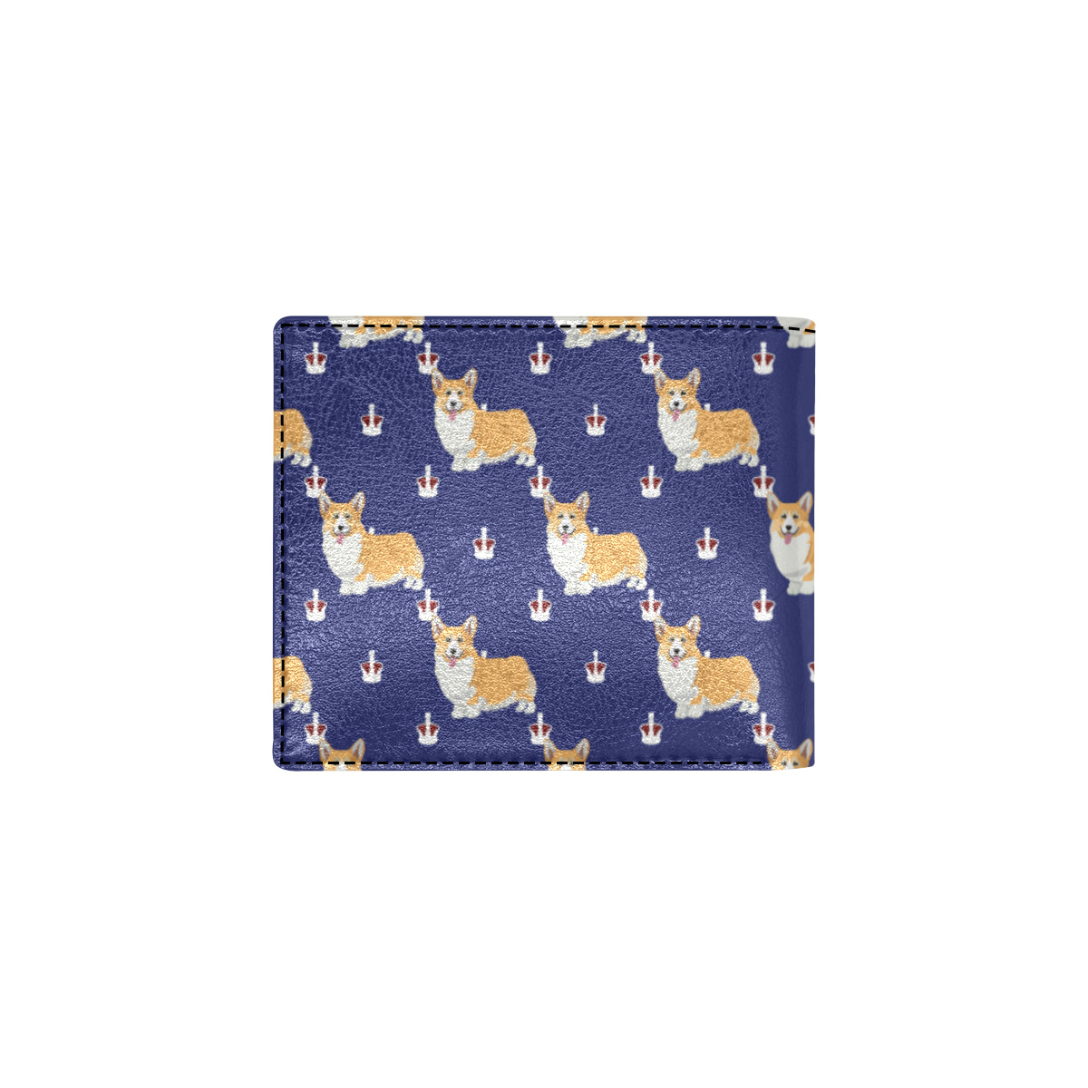 Pembroke Welsh Corgis Pattern Print Design A07 Men's ID Card Wallet