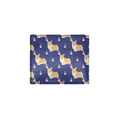 Pembroke Welsh Corgis Pattern Print Design A07 Men's ID Card Wallet