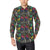 Dinosaur Skull Color Print Pattern Men's Long Sleeve Shirt