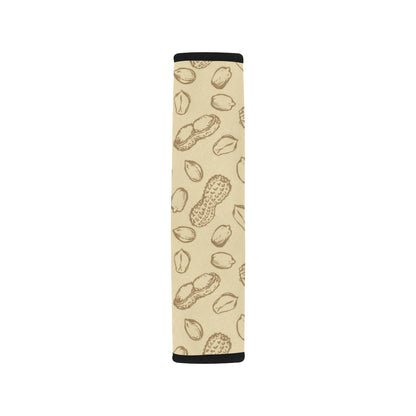 Peanut Pattern Print Design A02 Car Seat Belt Cover