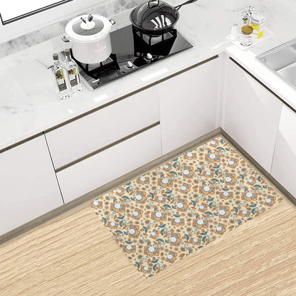 Camera Pattern Print Design 05 Kitchen Mat
