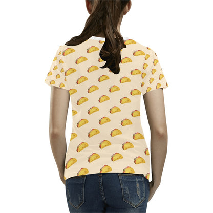 Taco Print Design LKS302 Women's  T-shirt