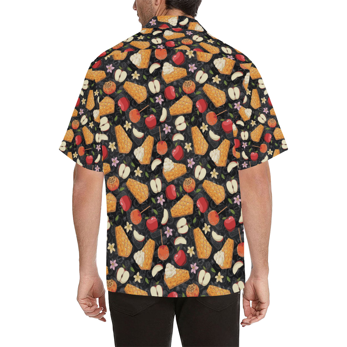Apple Pie Pattern Print Design 01 Men's Hawaiian Shirt