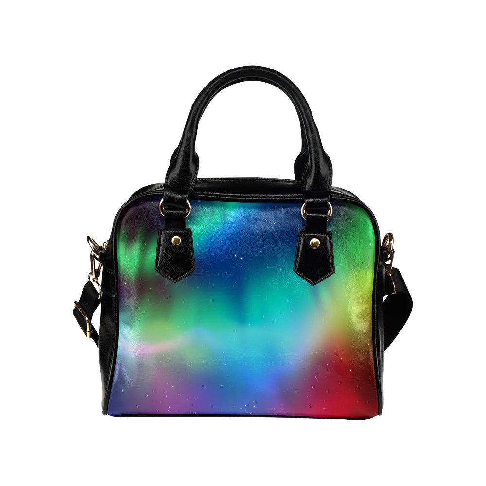 Aurora Borealis Pattern Print Design 02 Shoulder Handbag