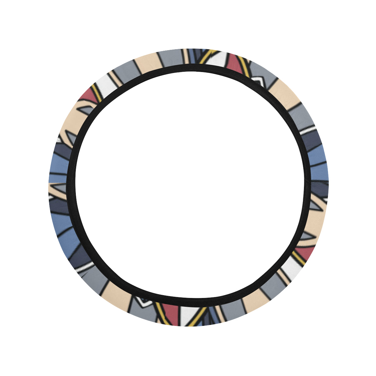 Surf board Pattern Steering Wheel Cover with Elastic Edge