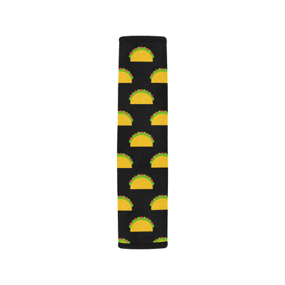 Taco Pattern Print Design TC06 Car Seat Belt Cover