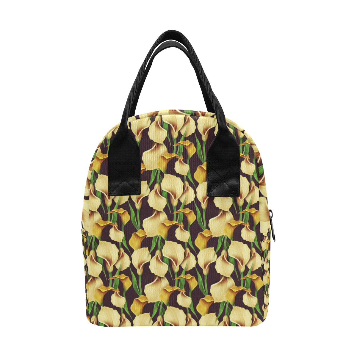 Lily Pattern Print Design LY013 Insulated Lunch Bag