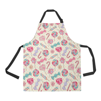 Candy Pattern Print Design CA04 Apron with Pocket