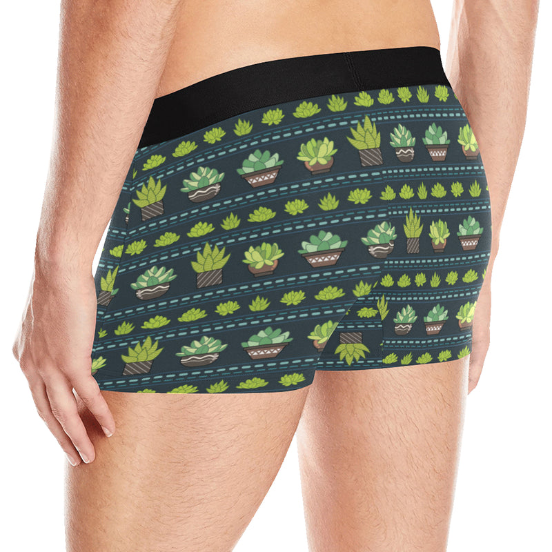 Cactus Pattern Print Design 07 Men's Boxer Briefs