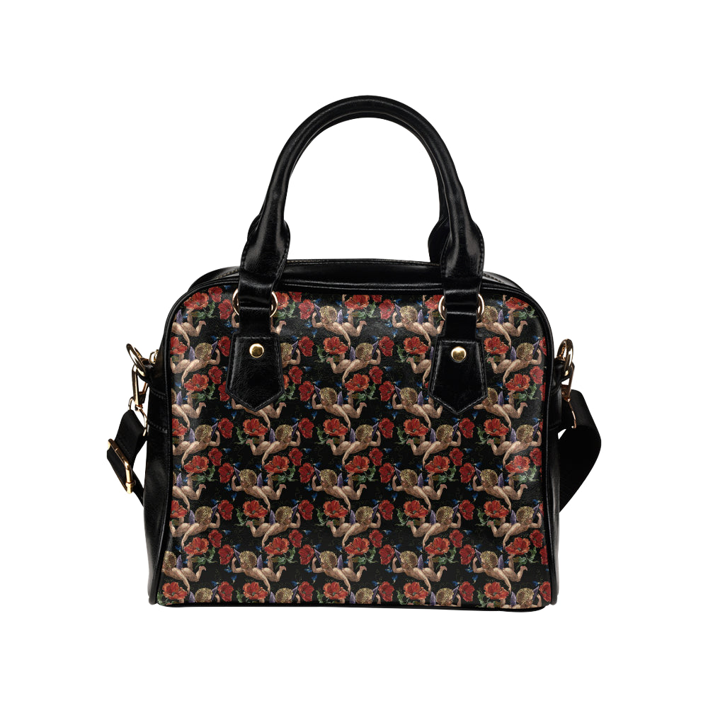 Cupid Pattern Print Design 05 Shoulder Handbag