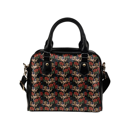 Cupid Pattern Print Design 05 Shoulder Handbag