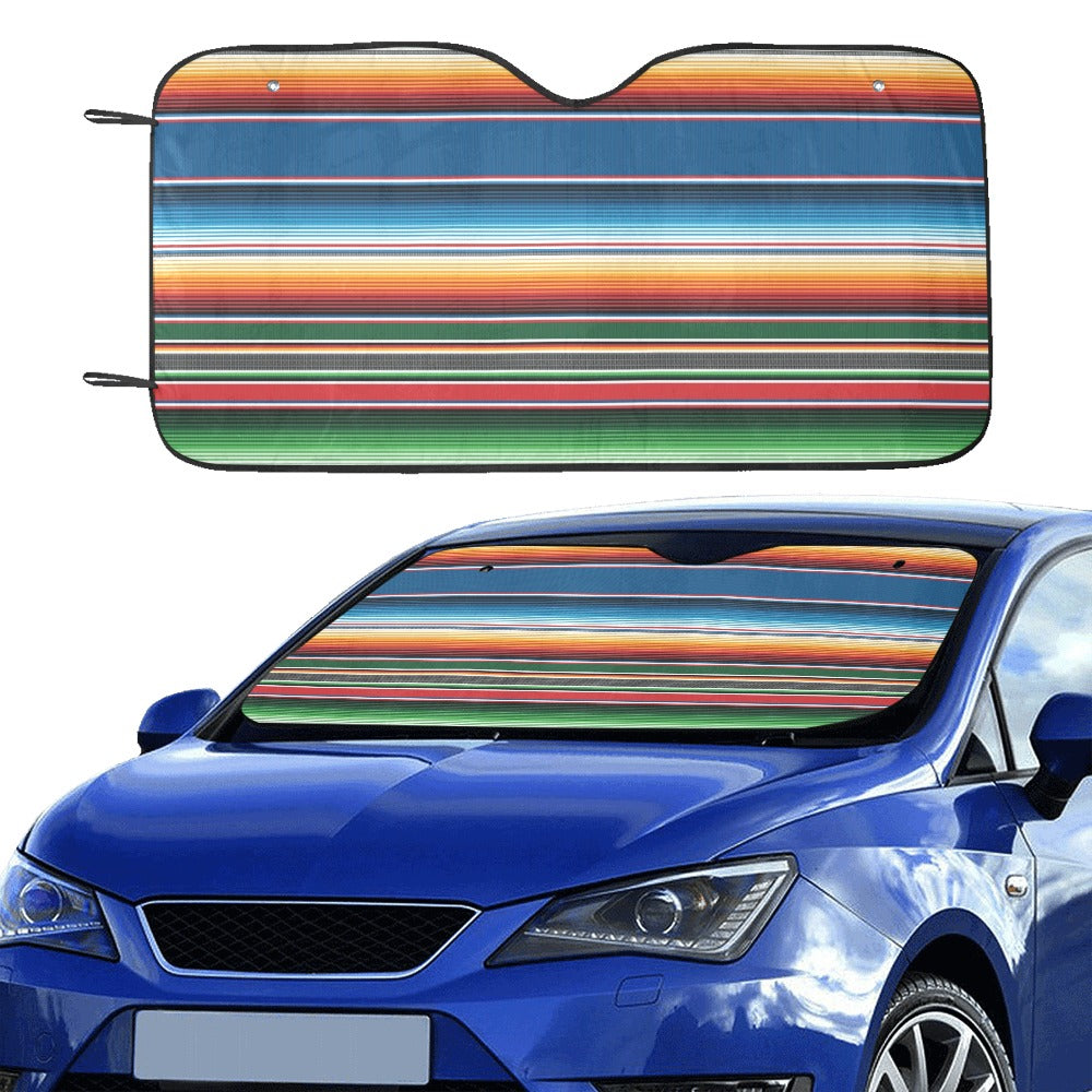 Serape Print Design LKS303 Car front Windshield Sun Shade