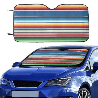 Serape Print Design LKS303 Car front Windshield Sun Shade