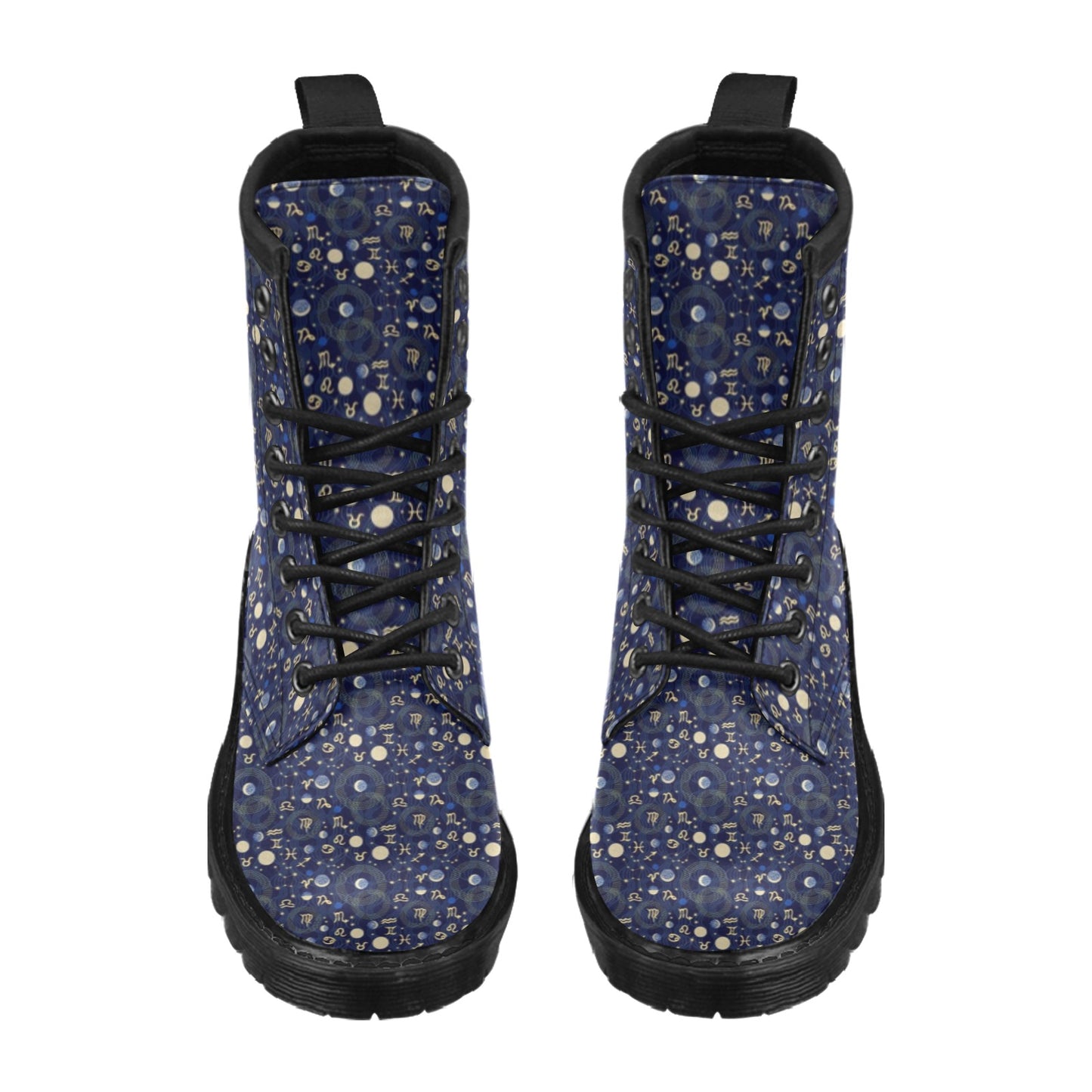 ZodiacThemed Design Print Women's Boots